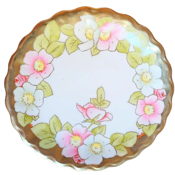 Antique Hand Painted PT Bavarian China 24k Gold Rare Numbered Edition 1903 - Picture 4 of 12